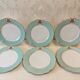 Service de 12 assiettes en porcelaine de Paris - H. Béziat / Maison Blender