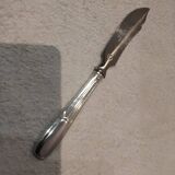 Butter knife with silver metal handle, goldsmith SFAM art deco style