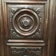 Antique Louis XIII armoire in solid walnut with carved doors