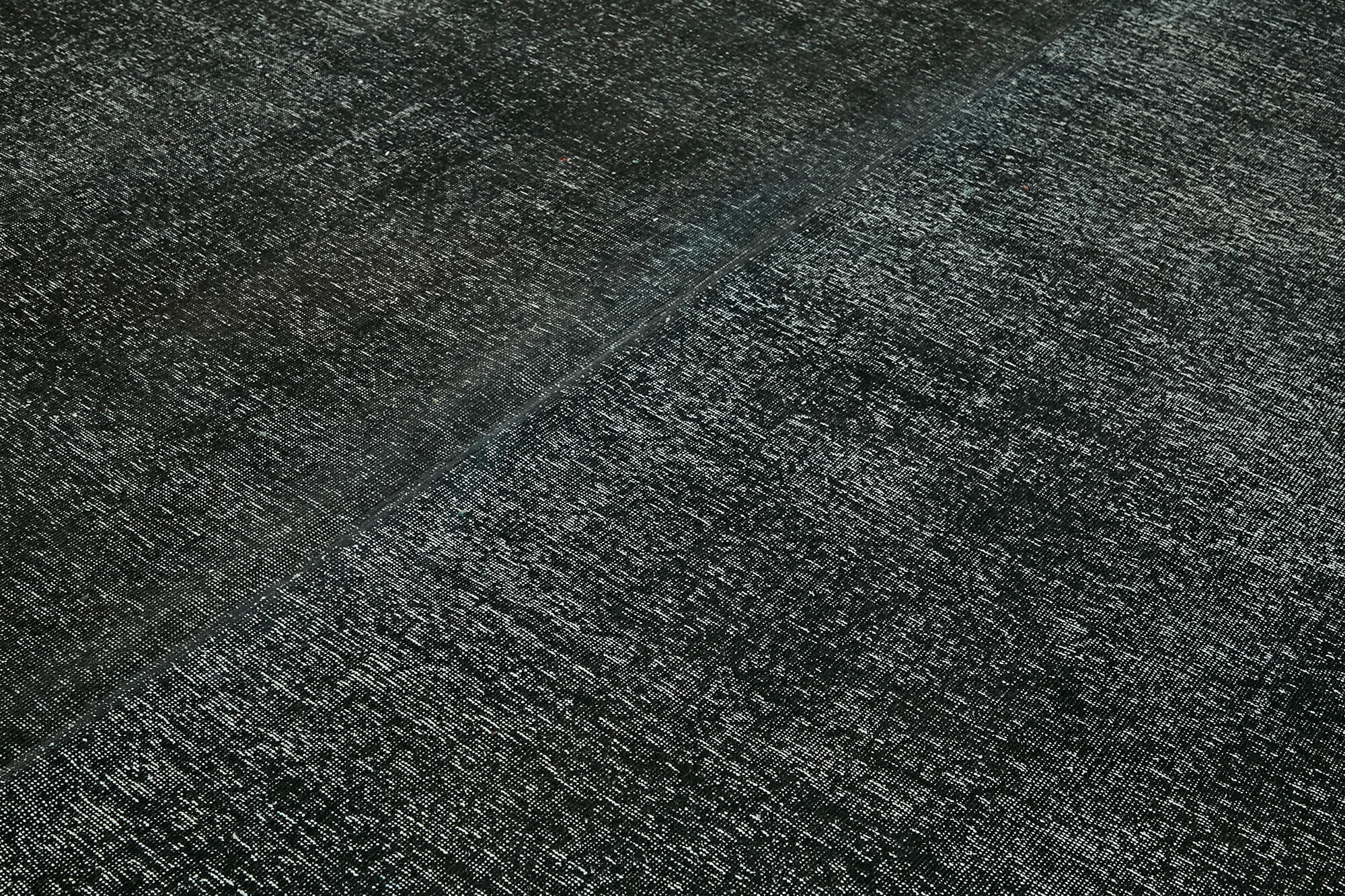 Handmade oriental contemporary 1980s 285 cm x 380 cm black wool carpet