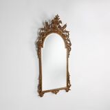 Paire de grands miroirs baroques dorés du XXe siècle par Deknudt, Belgique