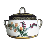 Henriot Quimper - Large pot with lid, broom and heather decoration