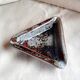Stoneware ashtray signed Chantal and Thierry Robert