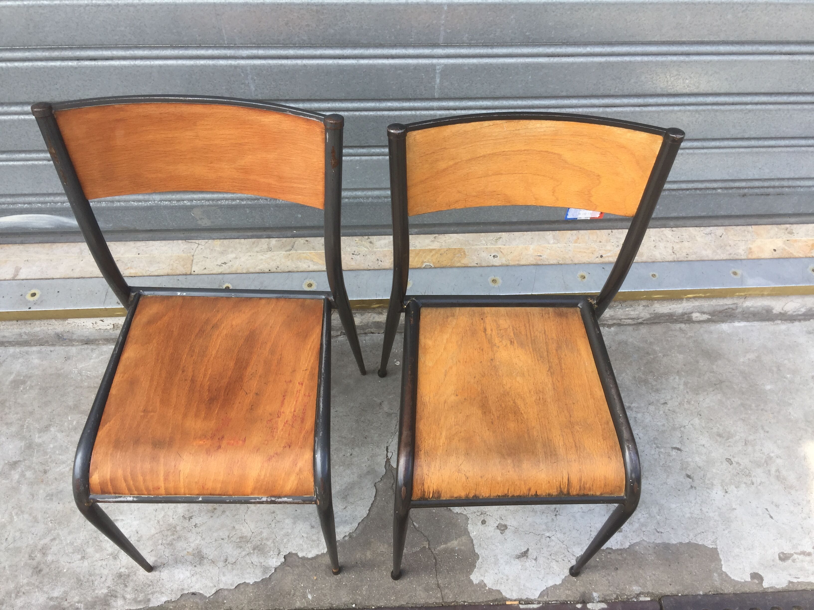 Pair of chairs Mullca 50s