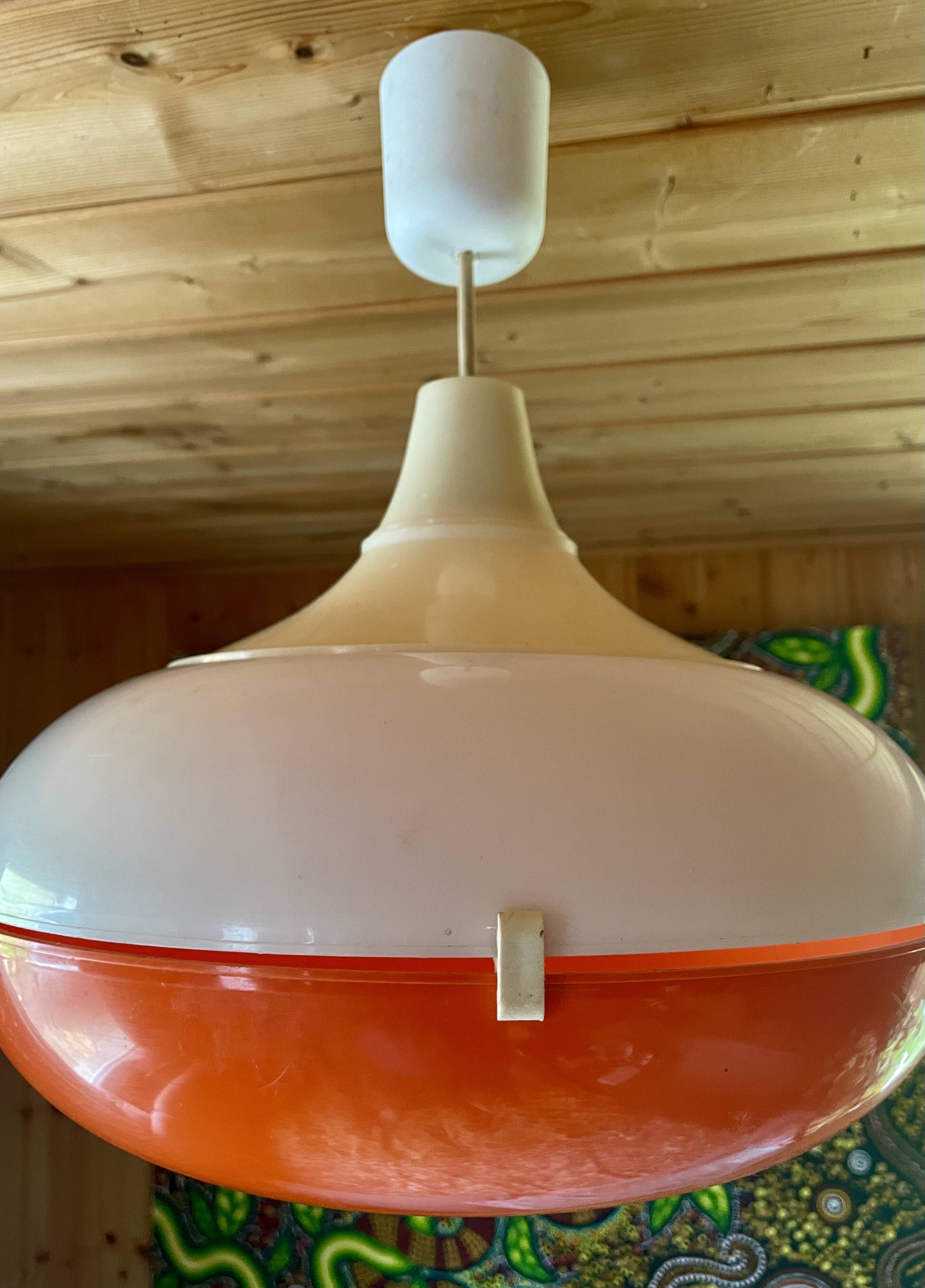 Chandelier, ceiling light, suspension, vintage, 70s