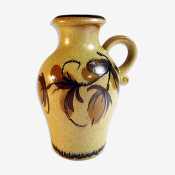 Ceramic vase with handle Scheurich West Germany