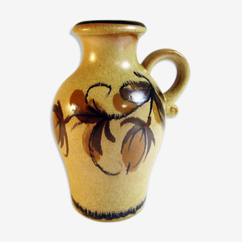 Vase en céramique avec anse Scheurich West Germany