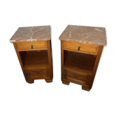2 chevets art déco