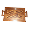 Marquetry serving tray.