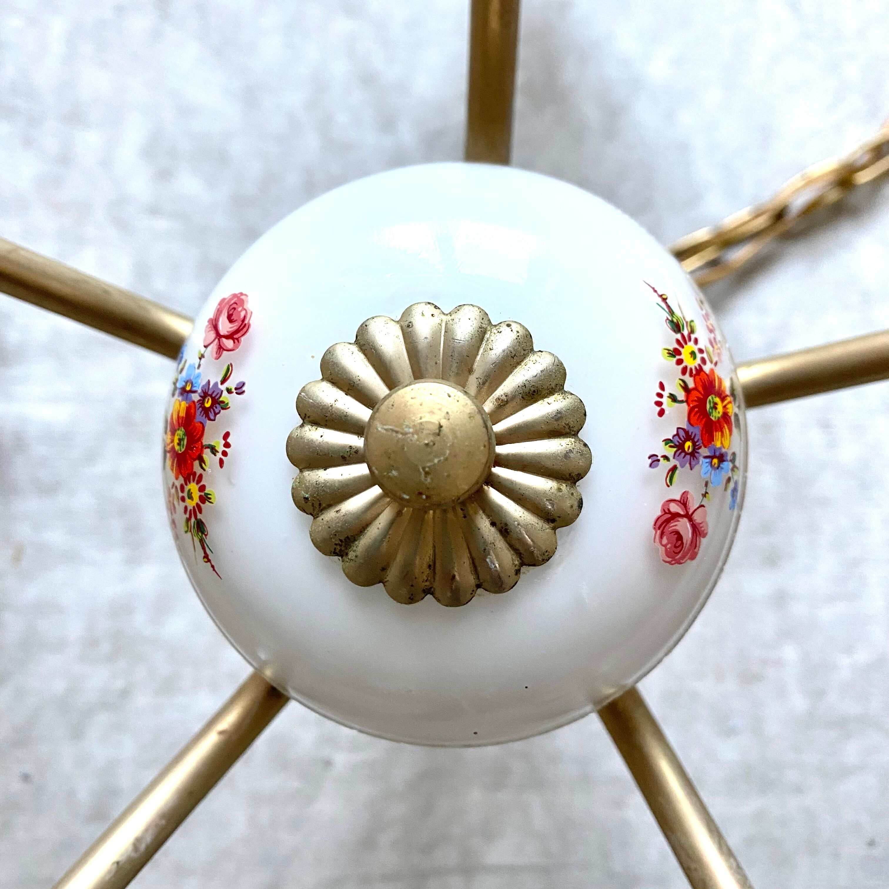 Vintage flower chandelier