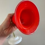 Pair of art deco wall lamps electrified to nine