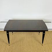 Table de salle à manger art déco française en macassar 1940