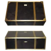 Cumberland Coffee Table with Red Velvet Lining by Timothy Oulton