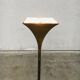 Postmodern Design Brass Fluted Torchiere Floor Lamp by Relco, Italy, 1980s