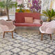 Tapis beni ourain 117x337cm