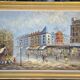 Painting on canvas "The Moulin Rouge" by C.Burnett