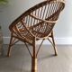 Vintage rattan armchair