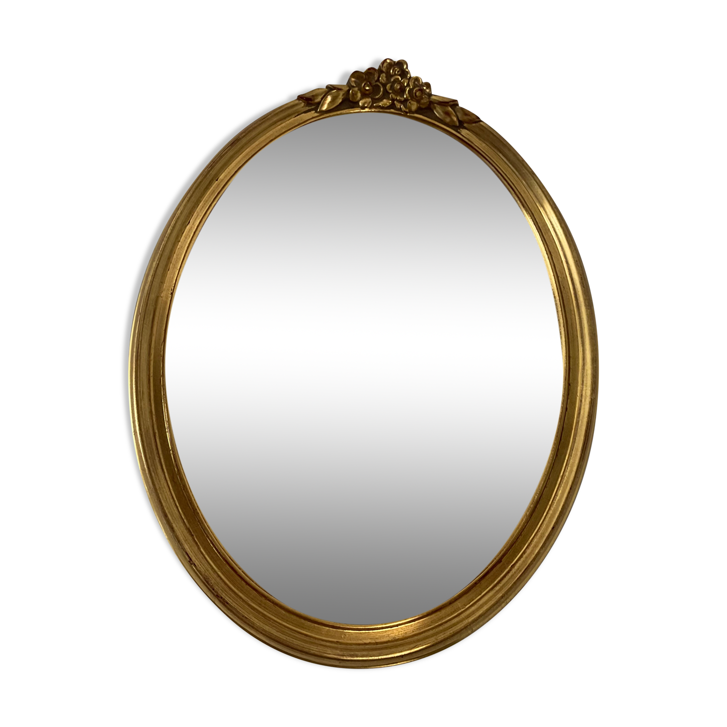 Vintage Deknudt golden mirror 70s