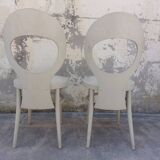 Pair of baumann chairs seagull model