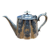 19th century English silver-plated teapot