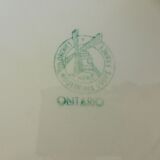 4 vintage dessert plates Moulin des Loups Orchies model Ontario 210677