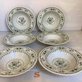 Six Royal Doulton Provençal soup plates