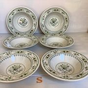 Six assiettes creuses provençal royal Doulton