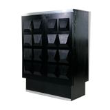 Brutalist bar storage cabinet