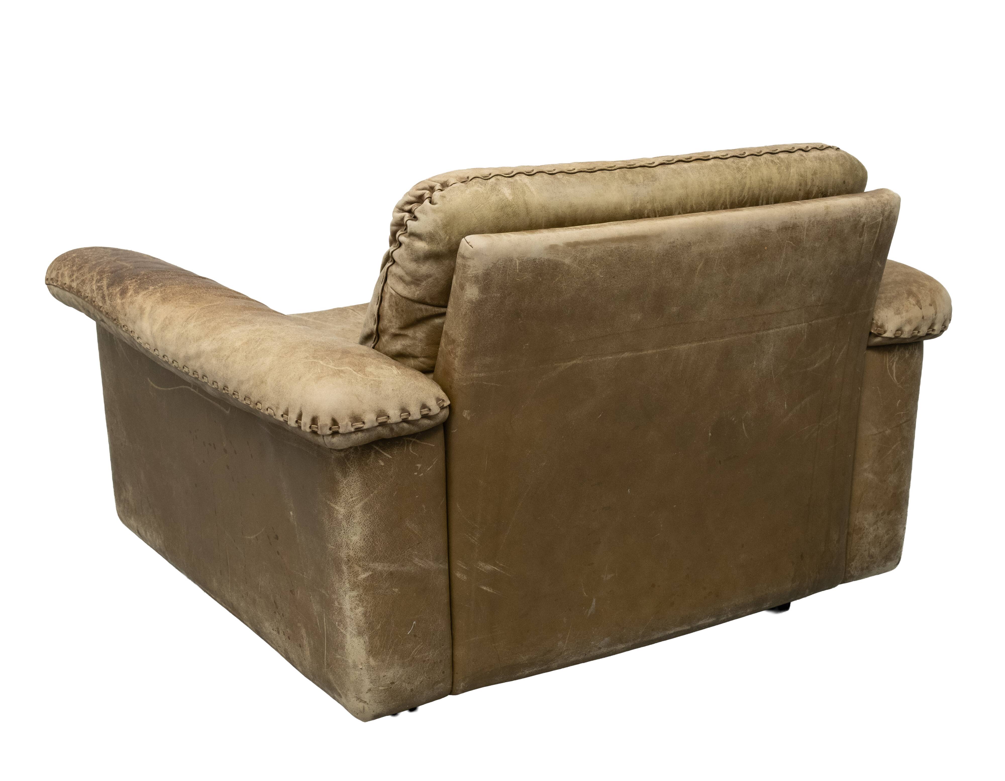 De Sede DS 31 Superb patinated Arm Chair 1970s