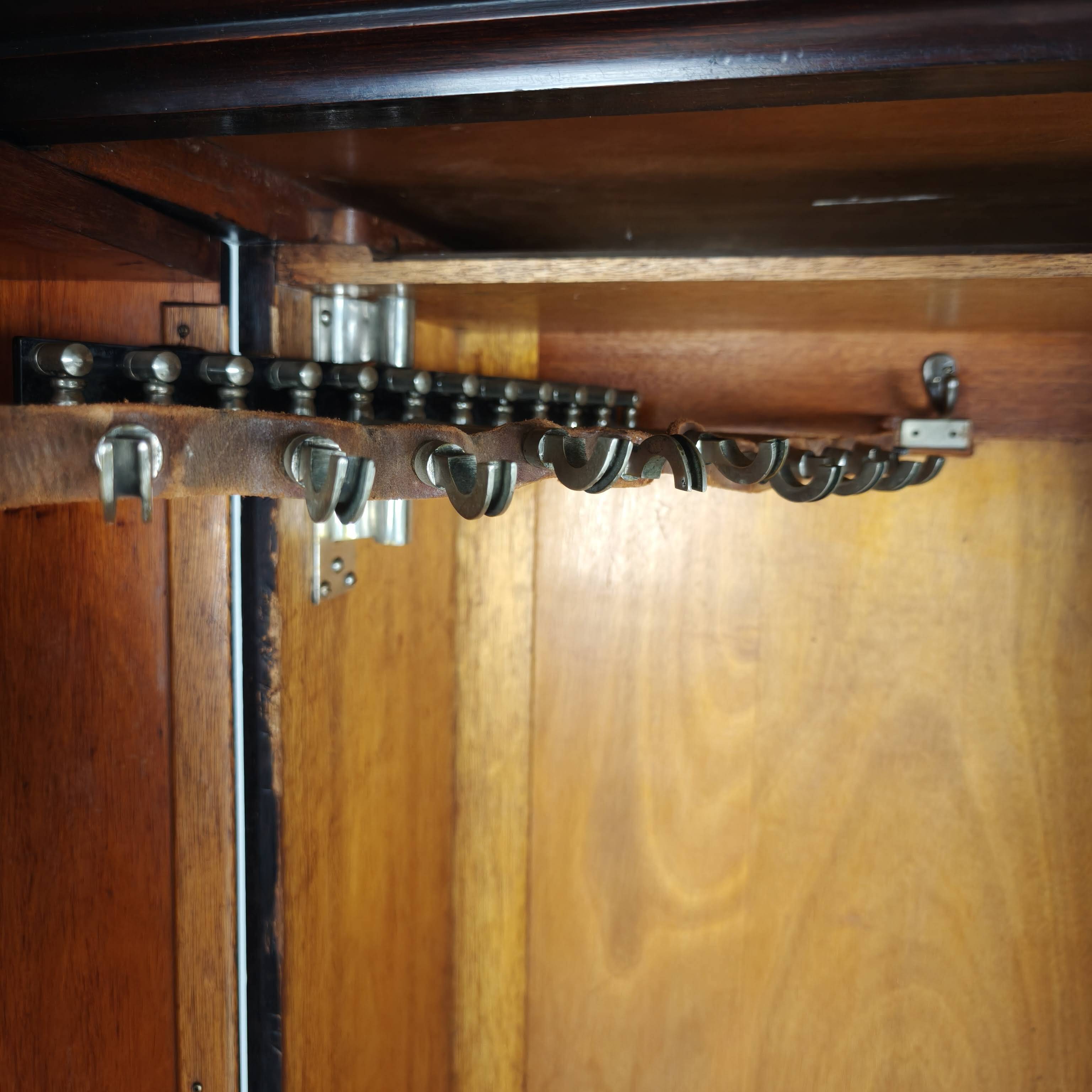 1920s Compactom Ltd Gentleman’s Wardrobe – Complete Fitted Interior