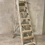Large white stepladder