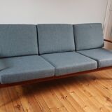 Scandinavian teak bench by Grete Jalk