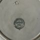 Large round ironstone dish Bourgeois