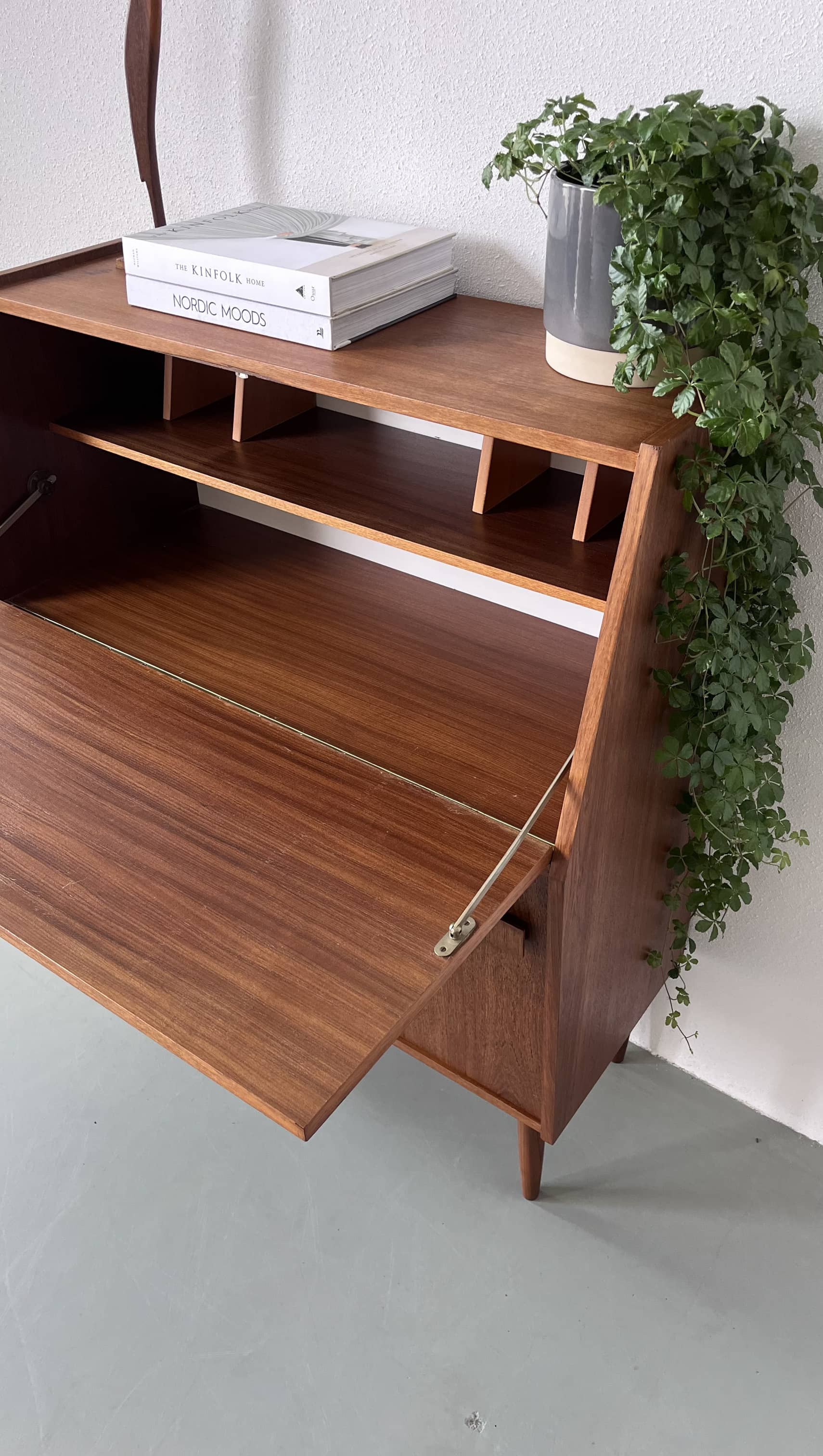 Teak writing desk from the 60