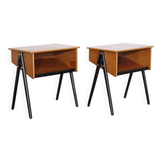 Paire de chevets scandinave en teck 1960