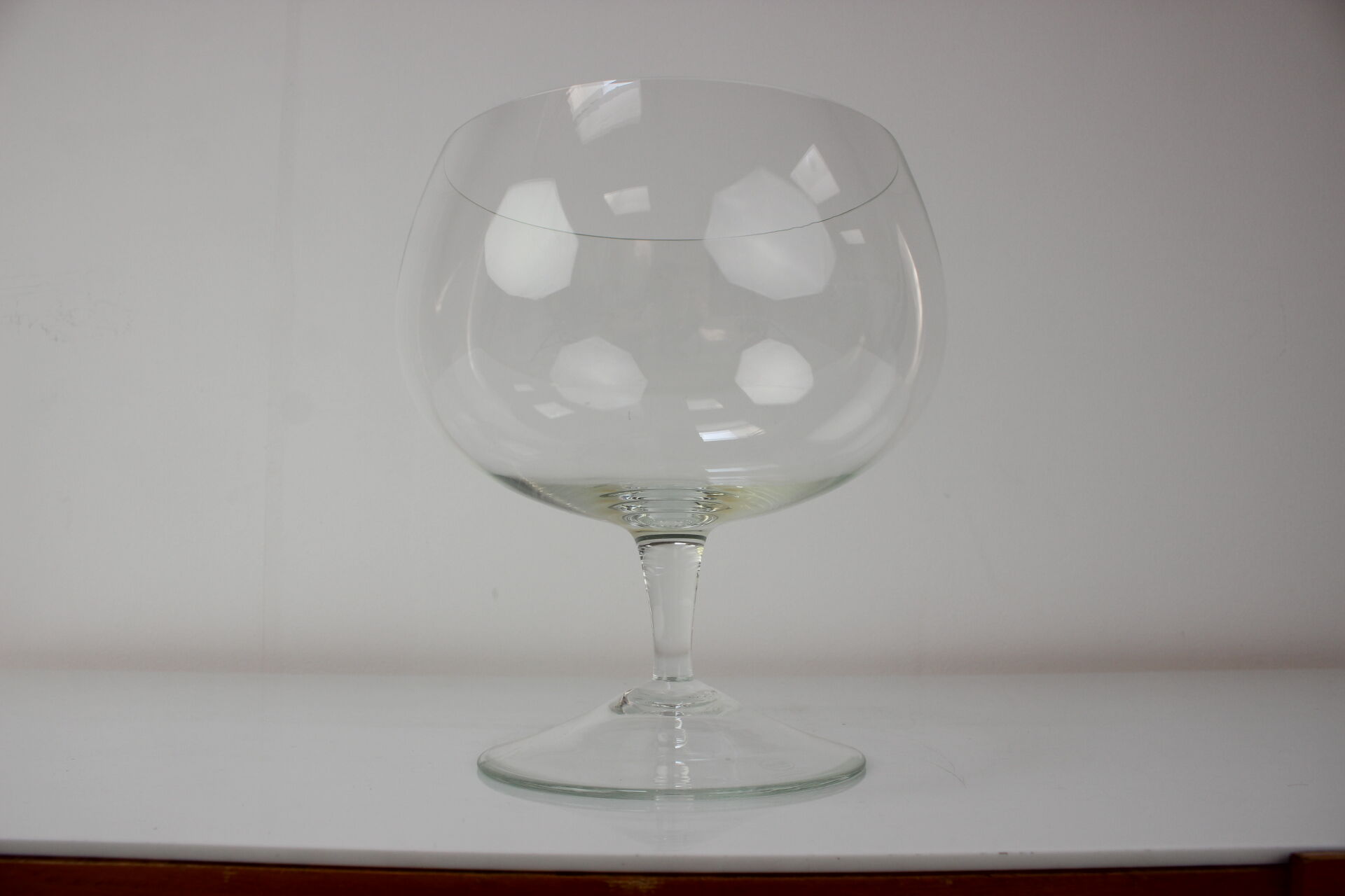 Mid-Century Giant Glass Goblet Designer F.Chocholaty for MOSER, 1960's