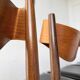 Set of 4 Italian chairs by Gianfranco Frattini.