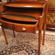 Secretary of the day with a sliding tray and Louis-Philippe leather