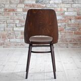 Set of 8 Mid Century Modern Dining Chairs by Radomir Hofman for TON, Model 514