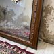 Miroir 1900 bois à clous