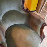Armchair bergère style Louis Philippe