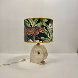 Scarnicci Travertine Table Lamp, 1970s