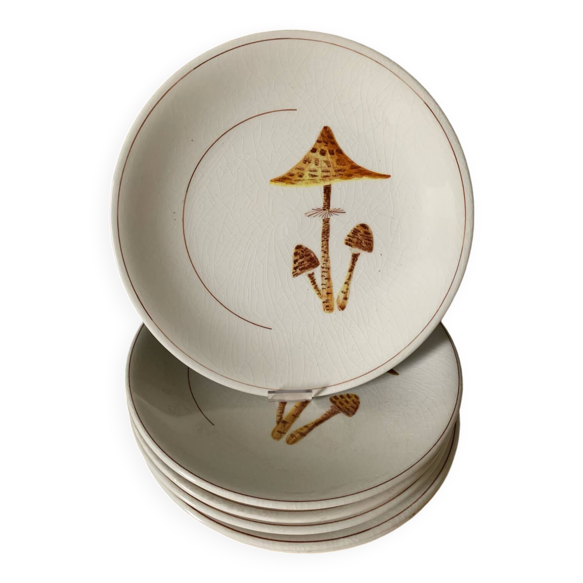 Longchamp autumn and mushroom decor plates