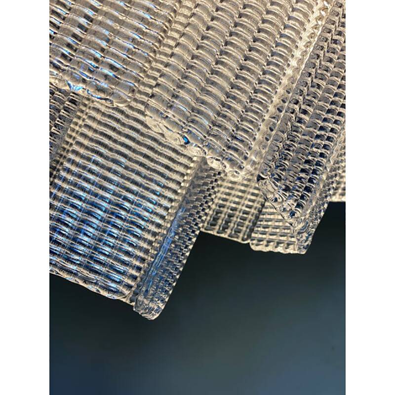 Diamond Strips “Listelli” Murano Glass Flush Mount