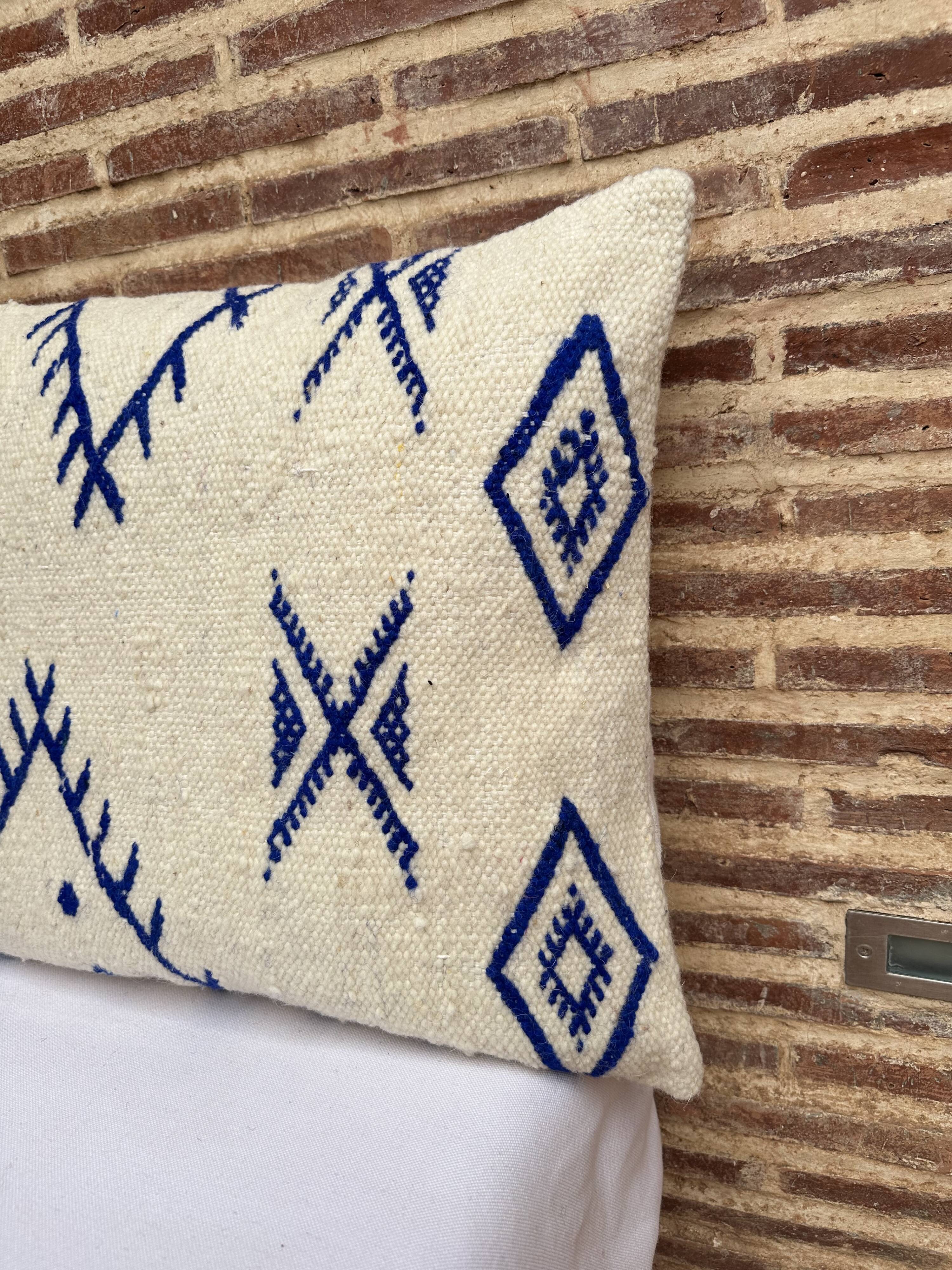 Coussin de sol marocain, coussins décoratifs, ottoman marocain vintage,