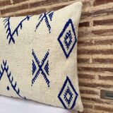 Coussin de sol marocain, coussins décoratifs, ottoman marocain vintage,