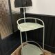 Hairdresser, metal bedside table, 1950s
