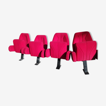 4 armchairs of cinema