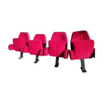 4 armchairs of cinema