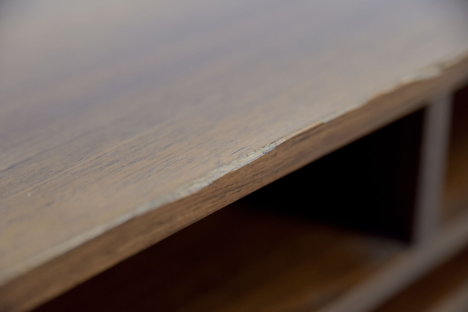 Coiffeuse scandinave moderne en palissandre avec miroir oblong, années 1970